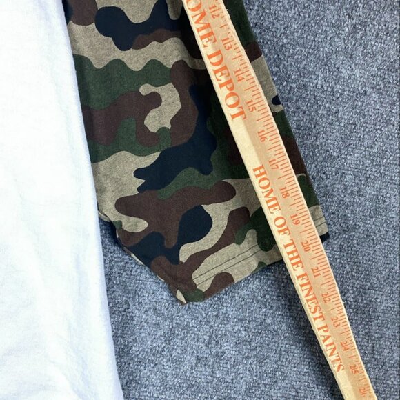 Vintage Pro‎ Club Shirt Men's 2XL 3/4 Sleeve Camouflage Comfort Rock Basketball - Picture 4 of 8